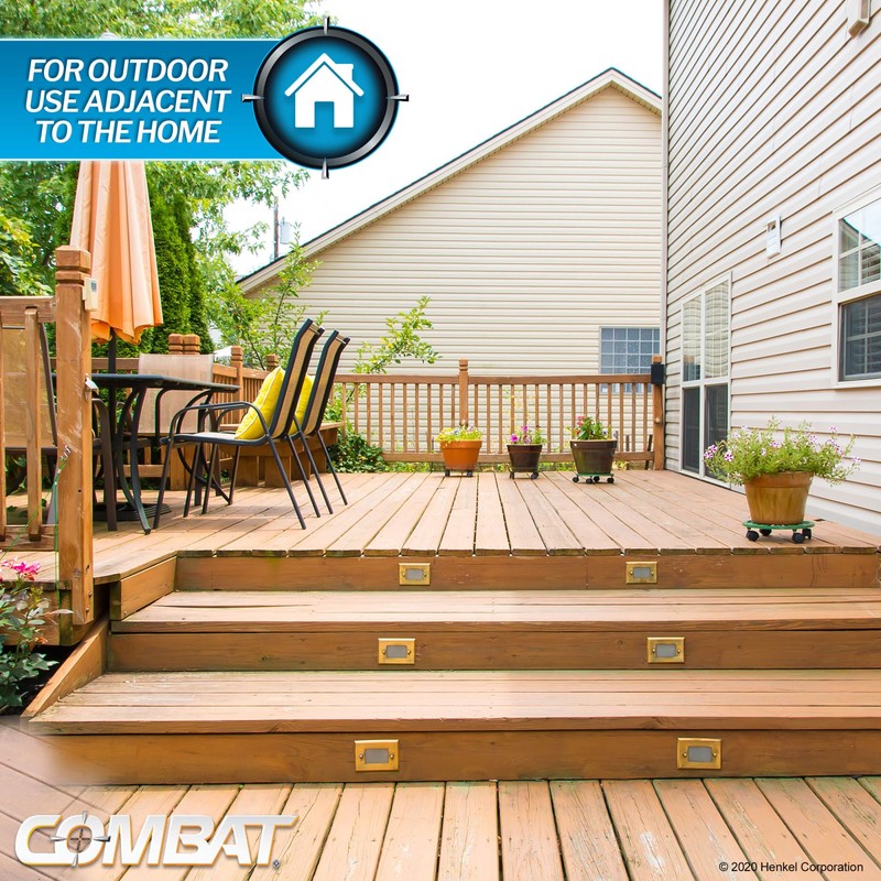 Combat Max Ant Killing Bait Stations, Indoor and Outdoor Use,