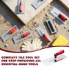 SiliFine 12 Pcs Tile Tools Stainless Steel Notch Trowel Set,