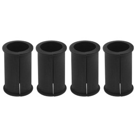 Dsjnf Microphone Shock Mount Rubber Sleeve 1.8x0.8 Inch Shock Absorbing Rubber Sleeve Shotgun Mic Mount Rubber Spacer Microphone Accessories Compatible with Most Cameras 4PCS