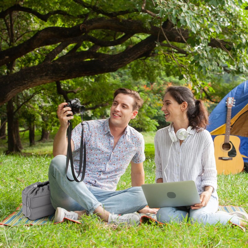 Koolertron Padded DSLR Camera Insert Shockproof Camera Bag Insert Camera