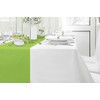 MODERNO Fleece Table Runner Apple Green Table Runner Apple Green