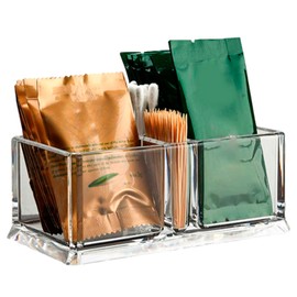 S.fields.inc Tea Pack Storage Sugar Stand Coffee Acrylic Cosmetic Box Cafe Hotel