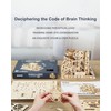 ROKR 3D Wooden Puzzle-Mechanical Model-Wooden Craft Kit-DIY Assembly Toy-Mechanical Gears