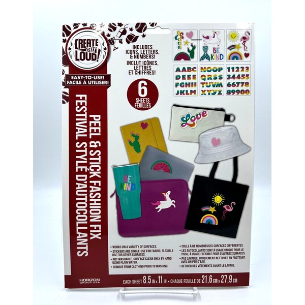 Create Out Loud! Creat Out Loud! Peel & Stick Fashion