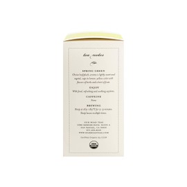Silk Road Teas, Decaffeinated Organic Spring Green Tea, Spring Pluck, Grassy Aroma & Herbaceous Taste, 15 Tea Bags