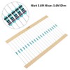 DollaTek 1280Pcs 64 Values Resistor Kit, 1 Ohm-10M Ohm 1/4W
