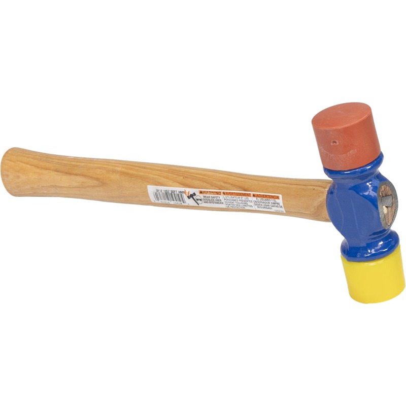VAUGHAN Soft Face Hammer, American High Carbon Steel Head, 12