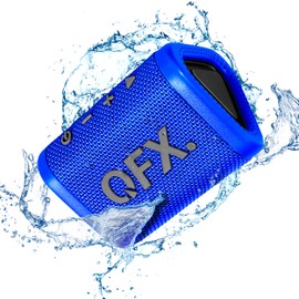 BT-ZX0 Mini Speakers - IPX7 Waterproof Portable Bluetooth Speaker | Dynamic HD Sound | Small Wireless Speaker with TWS, FM Radio, Long Battery Life | Ultimate Travel Speaker for Music Lovers, Blue