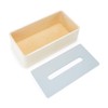 Bicolore Tissue Case, Gray