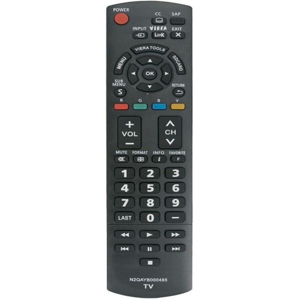 N2QAYB000485 Remote Control for Panasonic Tv Remote Replacement, Replace Panasonic