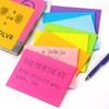 Sticky Notes 8x6 inch Bright Colors Self-Stick Pads 8 Pads/Pack