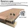 YFaith Hidden Fixing T-Clip 200 Pieces 6mm Hidden Decking Patio