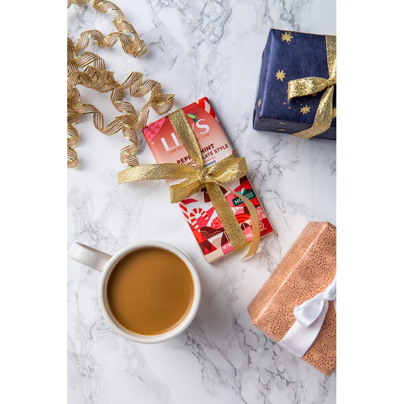 LILY'S White Chocolate Style Peppermint No Sugar Added Sweets, Christmas,