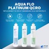 Aqua Flo Platinum QCRO RO Filter Replacement Kit - Reverse
