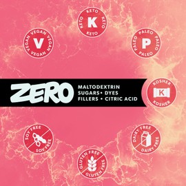 Keto Chow SALTT Electrolytes Powder Flavored Drink Mix - Fuit Flavor - 15 Hydration Packets - Magnesium, Potassium, Sodium, Trace Minerals - Zero Sugar & Gluten Free