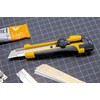 BAZIC Utility Knife Box Cutter,18 mm Wider Blade Snap-Off Razor,
