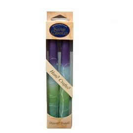 Safed Purple Taper Candles