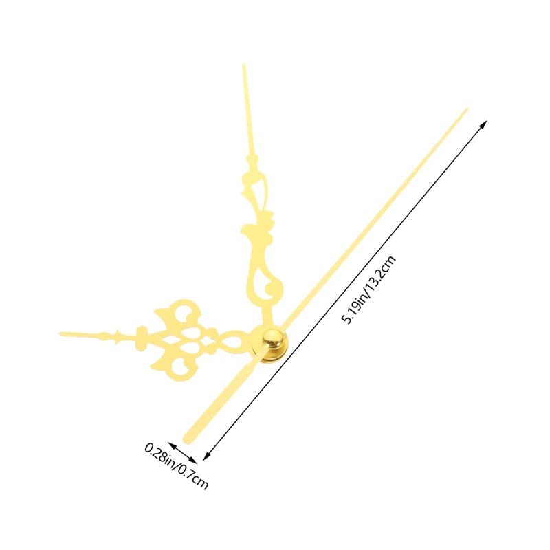 KONTONTY Pack DIY Wall Clock Hands Easy Install Metal Clock