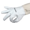 SAFTA Premium Quality Cow Hide Beekeeping Gloves, Bee keepers Gloves