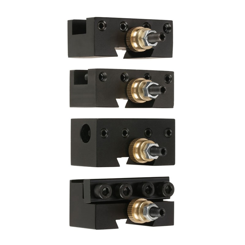 4pcs Mini Lathe Quick Change Tool Post Holder Kit Boring