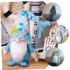 GRIRIW Cute Mermaid Doll Plush Gnome Decor Beach Gnome Toy