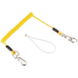 Tajima AZ-ROPY Safety Rope, Yellow, Mounting Tool Weight 2.2 lbs (1 kg), Coil Shape, Nylon Core Material, Rope Length: 63.0 inches (1,600 mm)