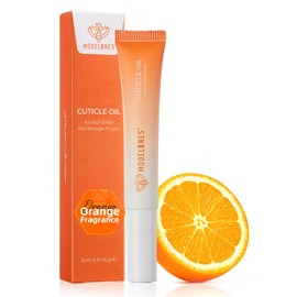 Modelones Cuticle Oil Pen Orange Scented 10ml (0.34 fl oz) for Nail Strengthening Cuticle Sofener Fast Drying Nail Care Moisturizing & Enhancing Damaged Nails Color Gel Nails