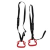 2Pcs Kids Gymnastic Rings Monkey Shape Load Bearing 150KG Ergonomic
