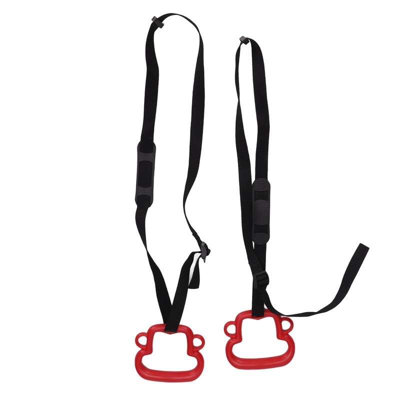 2Pcs Kids Gymnastic Rings Monkey Shape Load Bearing 150KG Ergonomic