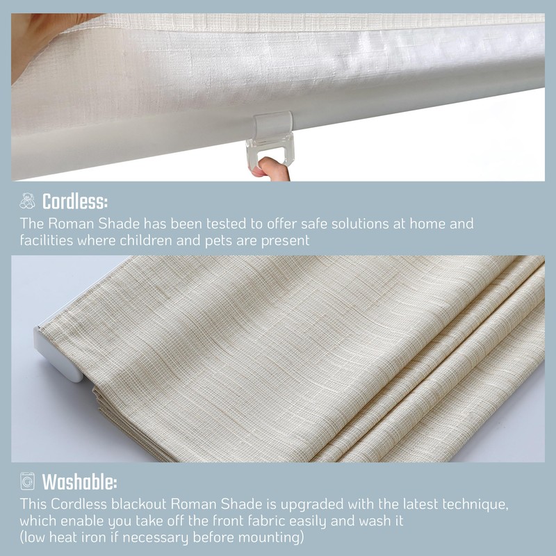 Everyday Celebration Roman Shades - Room Darkening, Cordless Pull Down