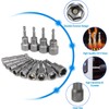 Set of 14 Magnets Hexagonal Socket, 6-19 mm Socket Wrench,