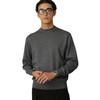 nano universe "pill-less knit" Fine Gauge Crew Neck, top grey