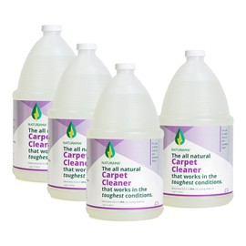 Naturama, All Natural Carpet Cleaner, Eco-Friendly EPA Registered. Made in the U.S. - Carpet Shampoo - Stain Remover - Cleaning Solution (1gal 4 Pack)
