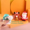 Squeeze Decompression Toys, Bubble Blowing Squishies, Santa, Reindeer and Snowman