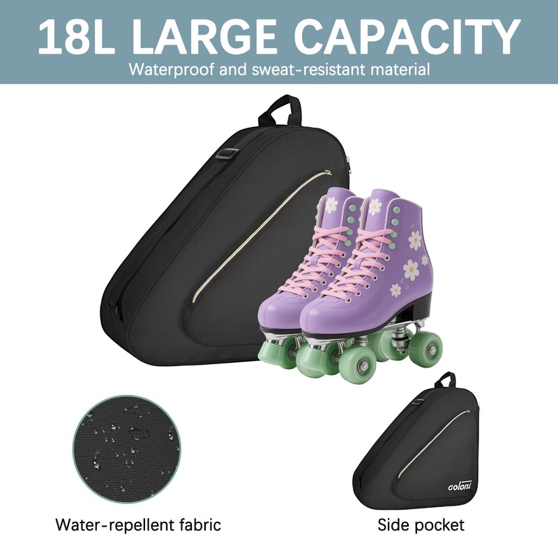 Goloni Skate Bag for Ice Skates, Inline Skates, Roller &