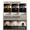 AMETHEUS 4Pack 16inch Under Cabinet Lighting, Rechargeable Motion Sensor Light