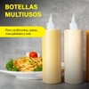 U Chef Botella Exprimible para Condimentos, Botella de Plástico para