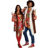 Krause & Sohn Hippie Costume Nancy colorful dress with brown