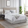 Nestl Silver Twin Bed Skirt - Twin Size Bed Skirt