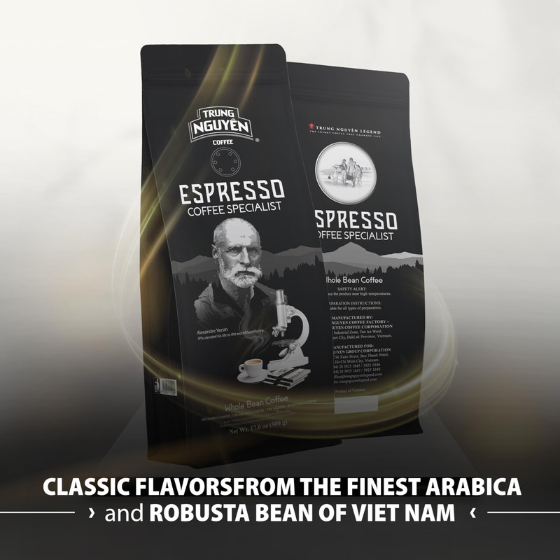 TRUNG NGUYEN LEGEND Espresso Specialist Arabica Coffee Bean - Bag