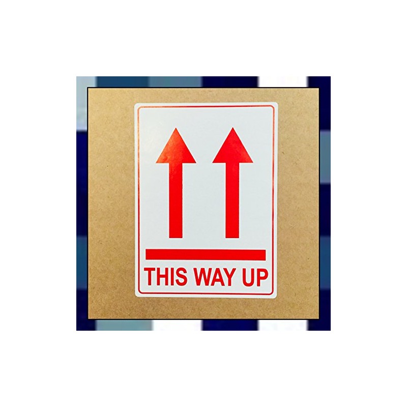 Adpac Parcel Labels This Way Up 108x79mm on Roll Diameter