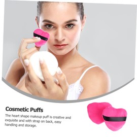 Beavorty Sets Ergonomic Handle Face Powder Puff Washable Soft Fluffy Makeup Puff for Loose Powder Application Pcs