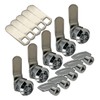 Cerradura de leva con llave triangular, cerradura tubular similar con