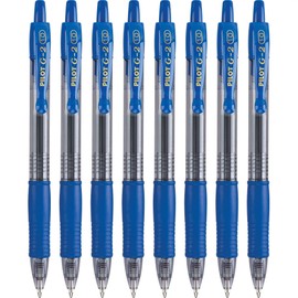 Pilot, G2 Premium Gel Roller Pens, Bold Point 1 mm, Pack of 8, Blue