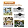 2 Pcs Adjustable Upright Clamp,Pipe and Drape Clamps,Works With 1.5"
