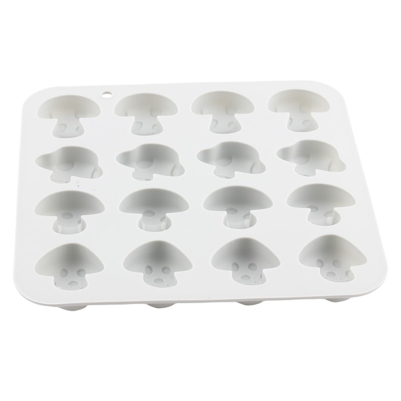 AIBOYA 16 Cavity Mushroom Silicone Candy Molds For Chocolate Candy