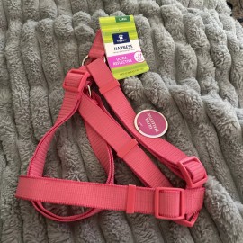 Top paw Ultra Reflective Dog Harness Pink Size Large