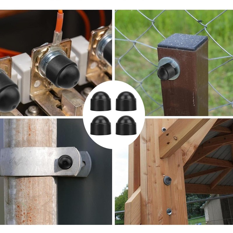 50 PCS Hex Nut Cover M8 Nut and Bolt Protective