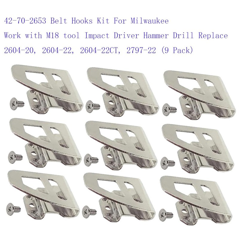 42-70-2653 Belt Hooks Kit For with M18 tool Impact Driver