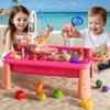 NIPLOOOW Water Table for Toddlers 3-5, Play Sink with Electric